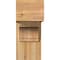 Ekena Millwork Merced Block Rough Sawn Bracket w/ Offset Brace, Western Red Cedar, 8"W x 18"D x 18"H BKT0806X18X18MRC05RWR - alternate 4